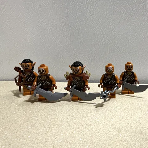 LEGO The Hobbit Gundabad Orc Minifigures Lot of 5