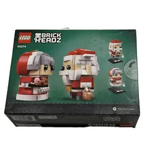 LEGO 40274 BrickHeadz Mr. & Mrs. Claus Santa Christmas Toy Gift Set NEW- Retired