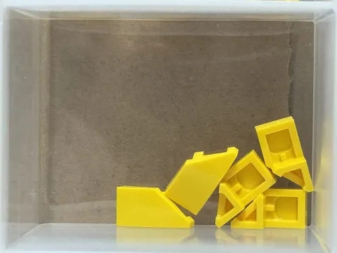 LEGO Parts - Yellow Wedge 2 x 1 x 2/3 Left - No 29120 - QTY 5