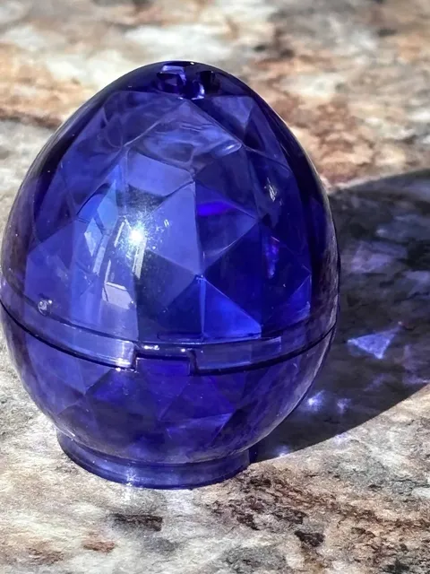 Lego Elves Baby Dragon Egg Top & Bottom Trans Purple (for Fledge) 41171