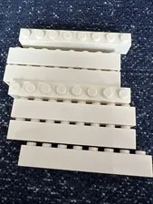 LEGO 3008 White Brick 1x8 - 7 Pieces
