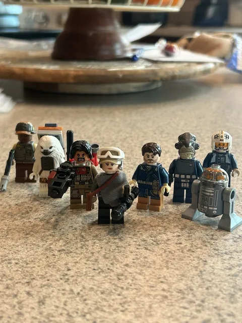 LEGO Star Wars Rogue One Lot Jyn Erso, Moroff, Admiral Raddus, Cassian Andor