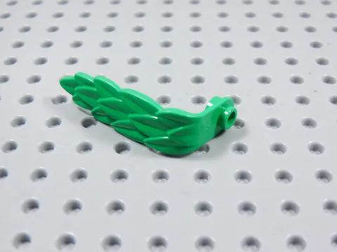 LEGO Bright Green Round 1x1 w/ Drooping Layered Leaves Plants Minifig BI