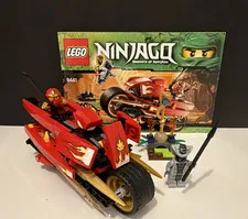 LEGO NINJAGO Kai's Blade Cycle #9441 - 99% Complete Set w/ Instructions, No Box