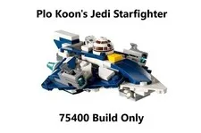 Lego Star Wars Plo Koon's Jedi Starfighter Microfighter 75400 No Figure