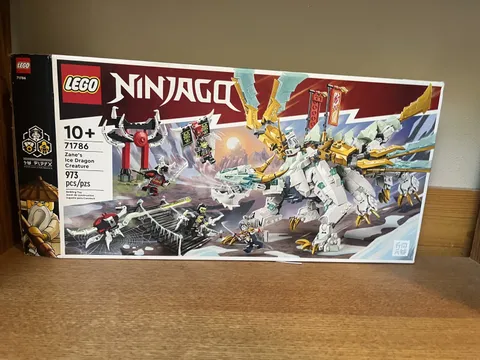 LEGO NINJAGO Zane's Ice Dragon 71786 Complete Set Original Box Instructions