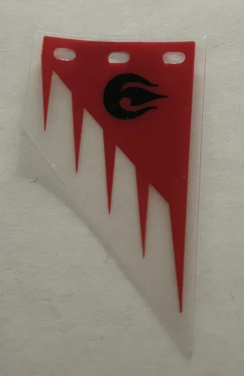 Lego 56410 Flag with Fire Nation red print