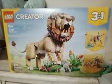 LEGO Creator 3 in 1 Wild Animals: Majestic Lion, Ages 9+, 31386, New!