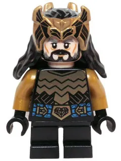 LEGO® Minifigure The Hobbit & TLOTR lor106 Thorin Oakenshield Gold Armor and Cro
