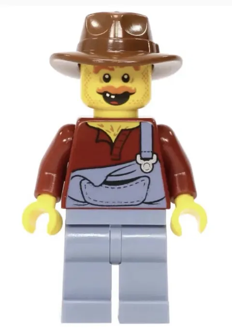 LEGO TLM043 Hank Haystack Minifigure The LEGO Movie Farmer Great Shape