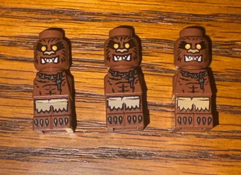 Lot of 3 Lego Reddish Brown Microfigure Heroica Game Werewolf Figure 85863pb066