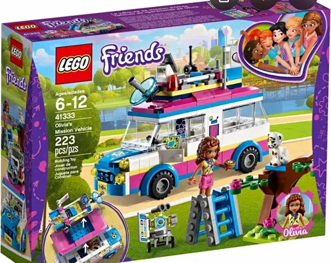 LEGO Friends 41333 Olivia’s Mission Vehicle, ALL PIECES, no box