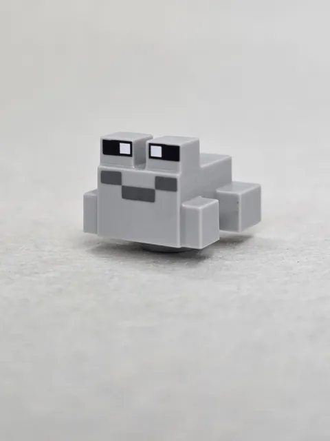Lego Frog Minifigure Minecraft Animal Toad Light Bluish Gray 10r