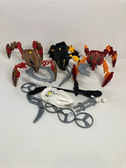 LEGO Bionicle Visorak Incomplete Mixed Lot Partial Sets 8744 8742