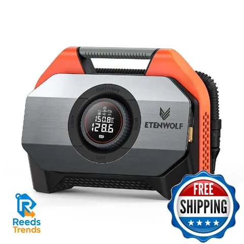 Etenwolf Vortex S6 Tire Inflator Portable Air Compressor For Heavy-Duty Vehicle