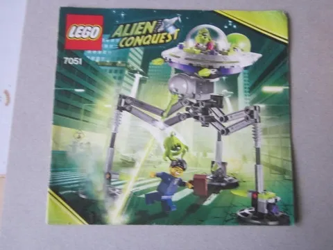 Lego Building Instructions Instruction 7051 Alien Conquest