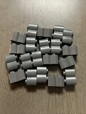 LEGO 30136 Dark Bluish Gray Brick Modified 1x2 w/ Log Profile 20 Pieces