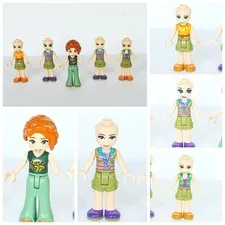 LEGO Friends Mini-Doll Lot 5 Figures Autumn Camping Outdoors Parts Amputee