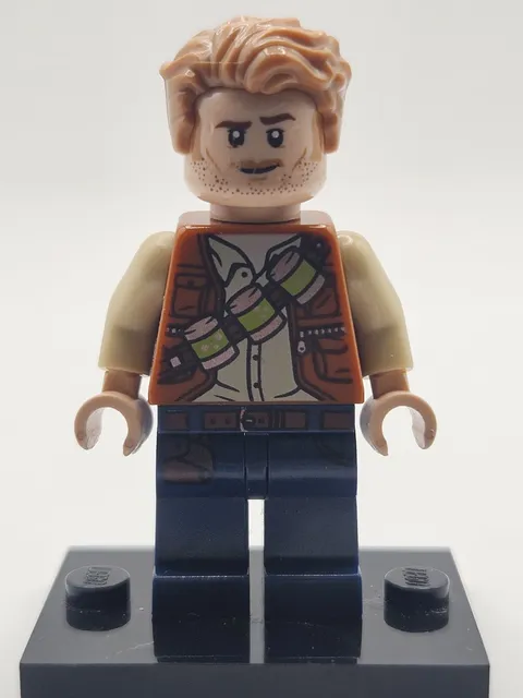 LEGO Jurassic World Owen Grady Minifigure jw066 NEW NM -MB