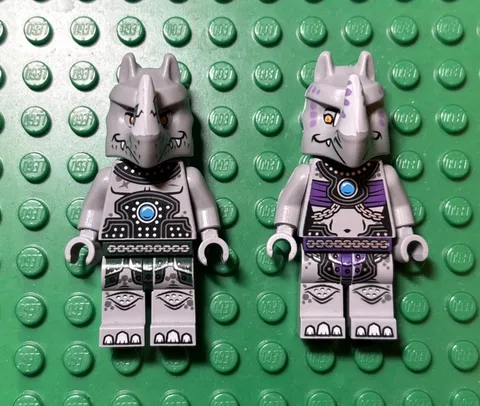 LEGO Rogon Rhinoceros X2 Minifigure Legends of Chima Rhino 70133 70131