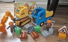 LEGO DUPLO Truck & Tracked Excavator Construction Set 10812 Instructions, Shovel