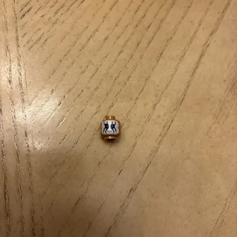 LEGO - Minifig, Head Dual Sided Face Paint Smiling / Mouth Open Scared (Tonto) 