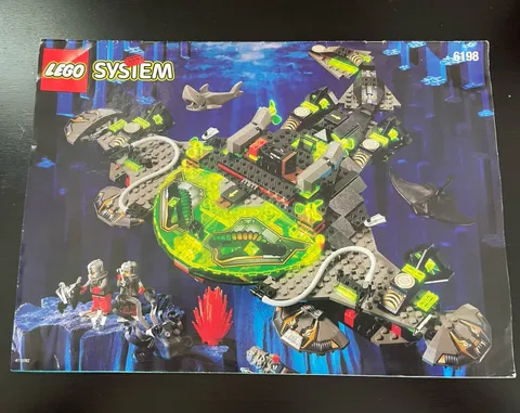 Lego Aquazone Stingray Stormer 6198 Instruction Booklet Manual Only