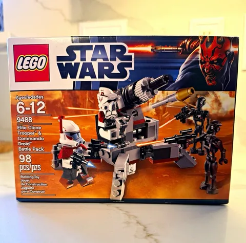 LEGO Star Wars 9488 Elite Clone Trooper & Commando Droid Battle Pack 98pc 6-12