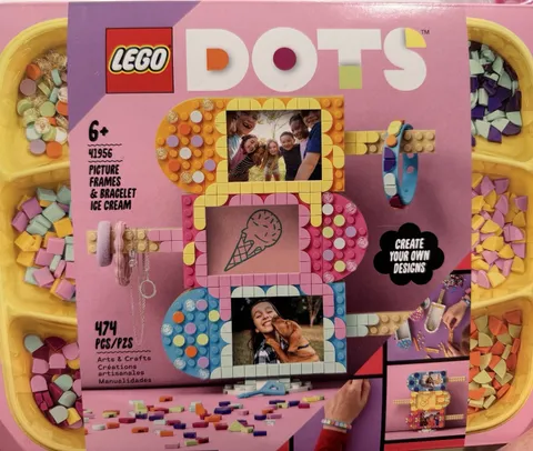 LEGO DOTS 41956 Picture Frames & Bracelet Ice Cream Arts & Crafts 474 pcs 6+