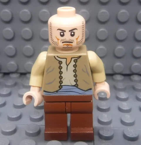Lego Prince of Persia Alamut Merchant Minifigure pop001 - 7571 No Head Wrap