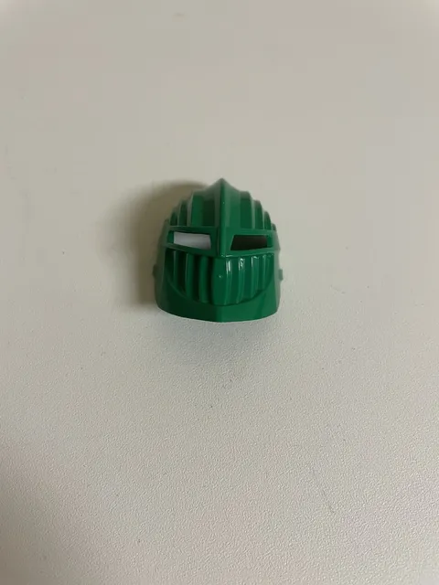 LEGO Brand KNIGHTS KINGDOM Large Figure RASCUS Visor PART ~47470~ GREEN x1