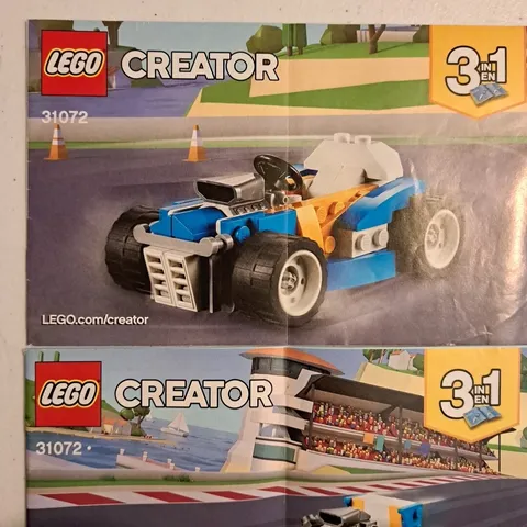 LEGO Creator 31072 Extreme Engines Race Car & Hot Rod  Only💥 Manuals Only 💥