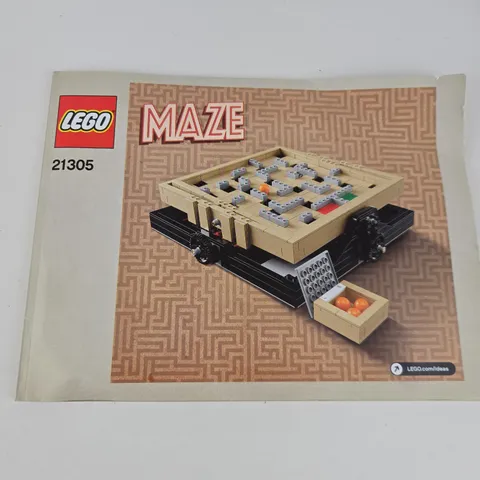 Lego 21305 Instruction Book ONLY Labyrinth Marble Maze Game