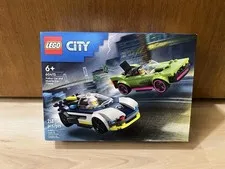 LEGO City Police Car and Muscle Car Chase Pretend Play Toy 60415 New Sealed