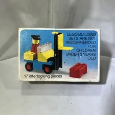 Lego Vintage Classic 1976 Lego Fork Lift #425 New Sealed NIB 17 Pcs