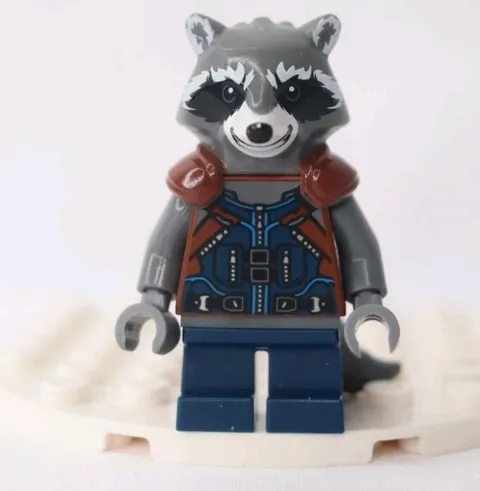 LEGO ROCKET RACCOON MINIFIGURE GUARDIANS OF THE GALAXY SUPER HERO