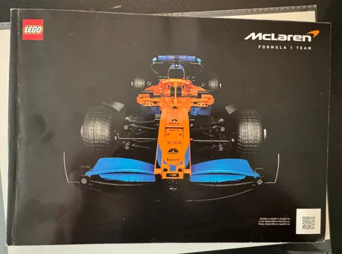 LEGO Technic 42141 McLaren Formula 1 Team Race Car Manual
