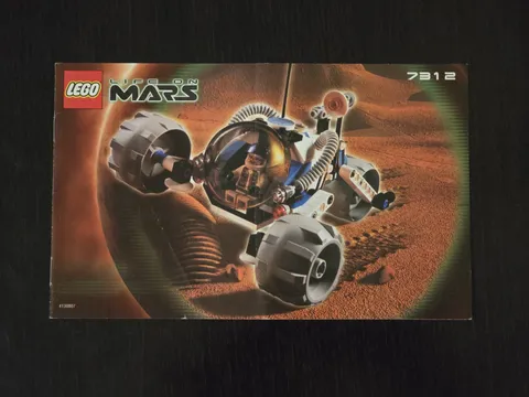 Lego Space Life on Mars T-3 Trike (7312) Instruction Booklet Only