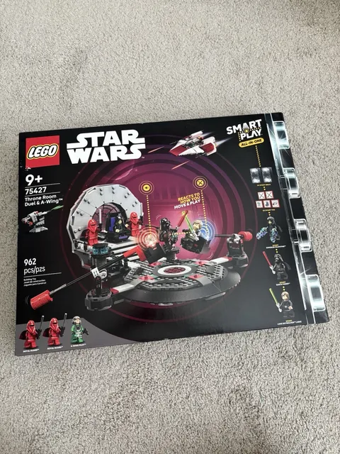 LEGO Star Wars: SMART Play Throne Room Duel & A-Wing #75427, NIB, Sealed