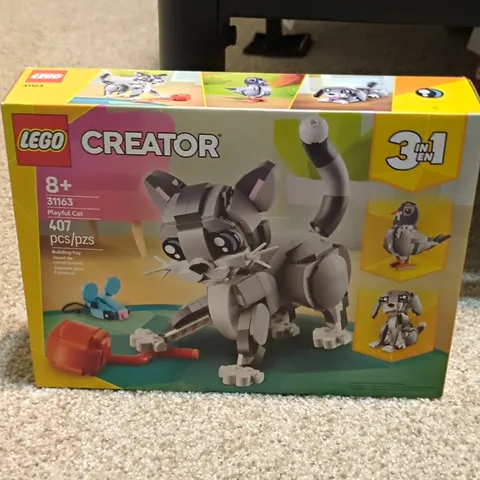 LEGO Creator 31163 Playful Cat 3 in 1 Complete Set 407 pcs Box