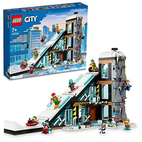 LEGO City Snow Sports Center Christmas Gift Christmas 60366 Toy Block Present Ci