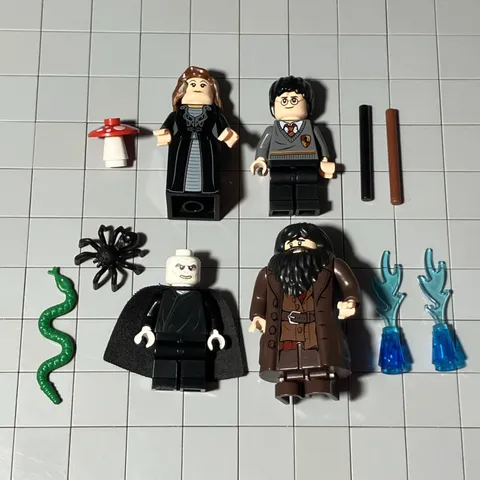 LEGO 4865 Harry Potter Forbidden Forest Minifigures Lot Voldemort Hagrid F6 63