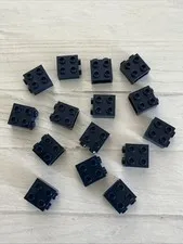 LEGO DARK BLUE LOT 15 PCS 1X2X2 BRICK SIDE STUDS EARTH BLUE BUILDING PIECES