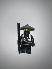 LEGO Ninjago Evil Sensei Wu Minifigure with weapon new 70725
