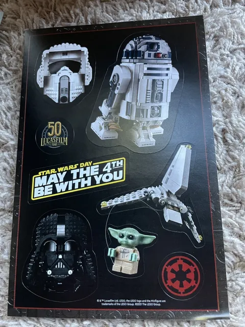 LEGO - May the 4th 2021 Sticker Sheet Promo (Star Wars)
