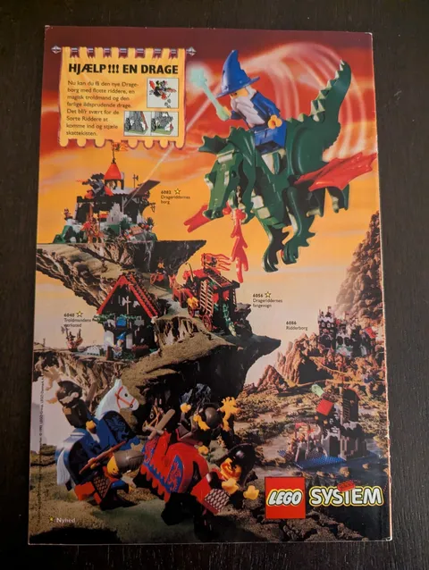 Vintage (1993) LEGO Castle Advertisement / Poster - VERY RARE!
