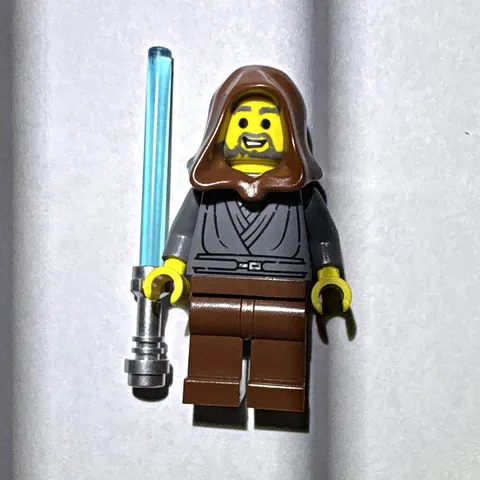 LEGO Star Wars Minifigure - Jedi Bob w/ Blue Lightsaber - from 75388