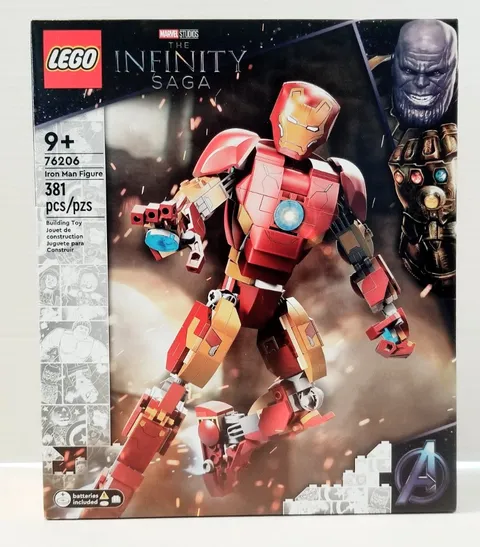 Lego 76206 Marvel Studios The Infinity Saga Iron Man Figure. New.