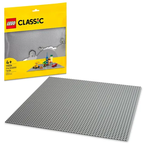 LEGO Classic Gray Baseplate Square 48x48 Stud Foundation to Build, Play, and Dis