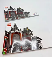 LEGO 76300 Arkham Asylum Instruction Manuals Books 1 & 2 ONLY Batman Complete